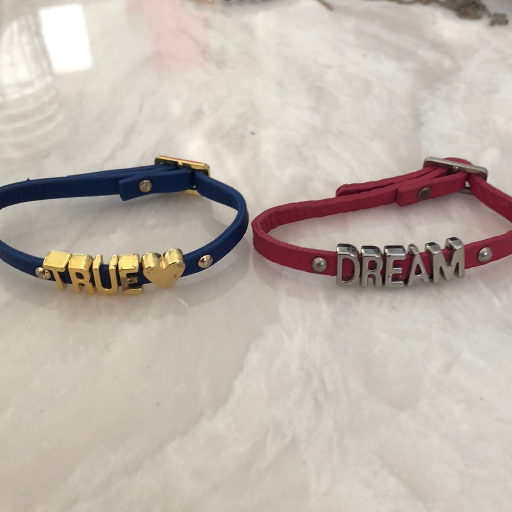 Leather cuff bracelets